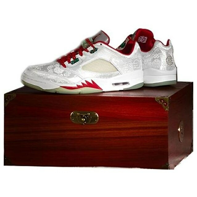 ナイキ ジョーダン クロット 白色 ホワイト クラシック 翡翠 ジェード ファイア 赤 レッド 'WHITE SILK' スニーカー メンズ JORDAN AIR 5 LOW X CLOT 1551183 / WHITE CLASSIC JADE FIRE RED 262,215円
