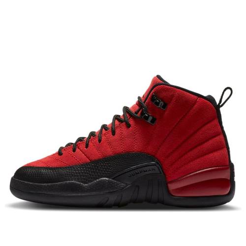 ナイキ ジョーダン 黒いこと 黒いこと \u0027REVERSE GAME\u0027 御坊っちゃん キッズ JORDAN (GS) AIR 12 RETRO FLU 153265-602 / BLACK VARSITY MAIZE もの言う花 マタニティ スニーカー