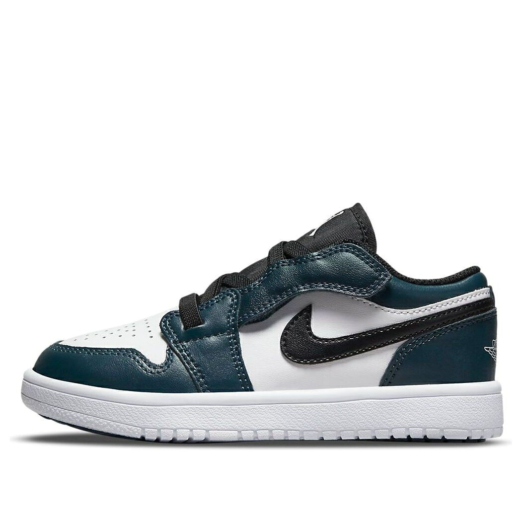 ナイキ ジョーダン 白色 ホワイト 緑 グリーン 黒色 ブラック 'ARMORY NAVY' ジュニア キッズ JORDAN (PS) AIR 1 LOW ALT BQ6066-411 / WHITE GREEN BLACK ベビー マタニティ スニーカー