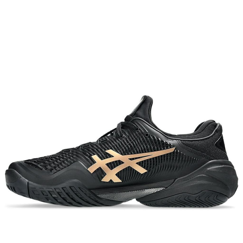 アシックス コート ナイト エナジー 黒色 ブラック ゴールド BLACK GOLD スニーカー メンズ ASICS COURT FF 3 NOVAK NIGHT ENERGY PRISM 1041A527-960 / BLACK PRISM GOLD