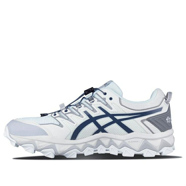 アシックス 青色 ブルー 白色 ホワイト 'ARCTIC SMOKE' スニーカー メンズ ASICS X CHEMIST CREATIONS GEL-FUJITRABUCO 7 BLUE 1021A257-405 / WHITE