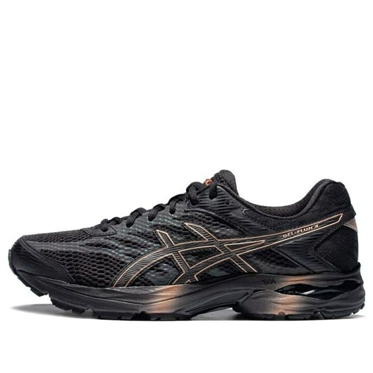 アシックス 黒色 ブラック BLACK BROWN スニーカー メンズ ASICS GEL-FLUX 4 1011A614-008 / BLACK