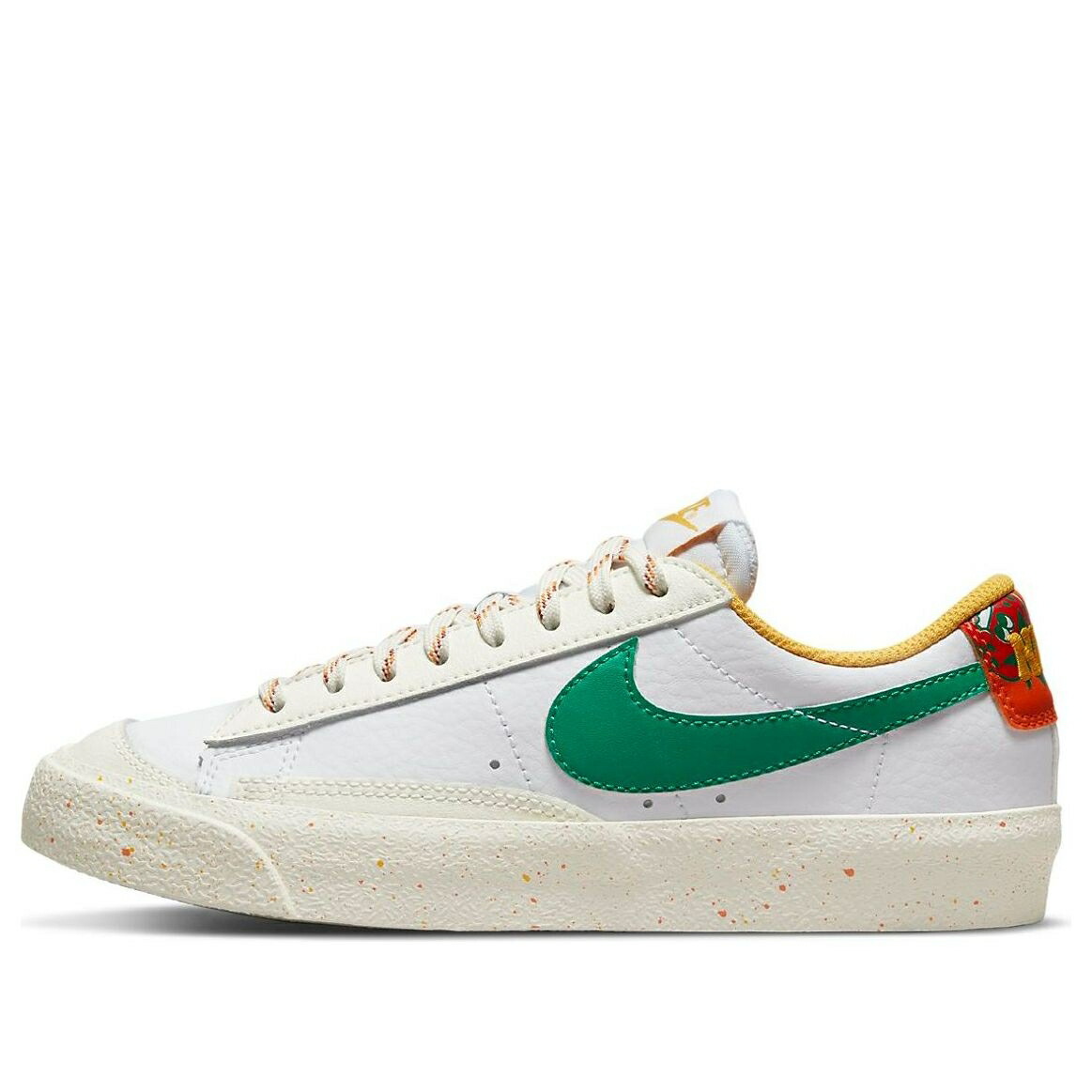 ナイキ ブレイザー 白いこと 白いこと \u002777 \u0027SUMMER FRUITS\u0027 御坊っちゃん キッズ NIKE (GS) BLAZER LOW DQ5088-131 / WHITE MALACHITE SAIL UNIVERSITY もの言う花 マタニティ スニーカー