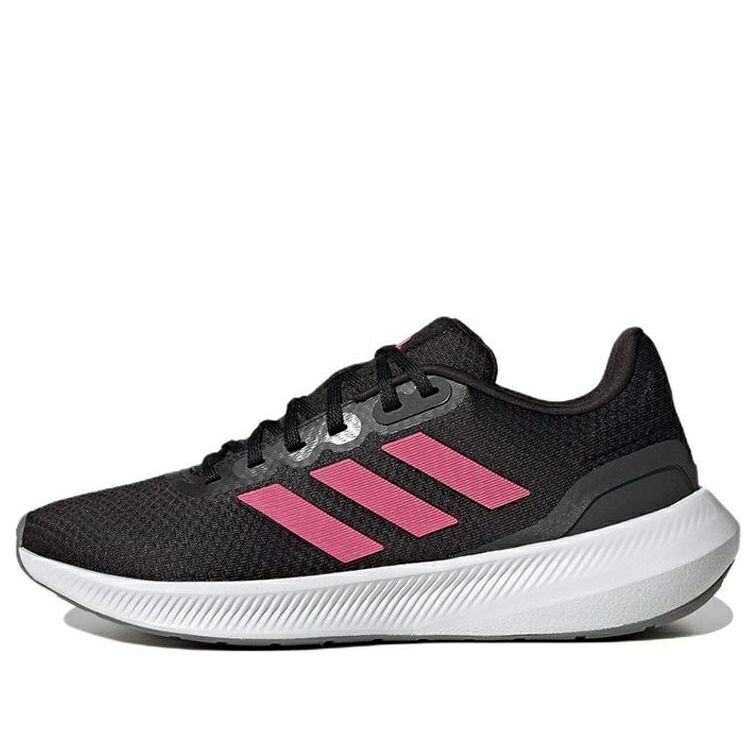 アディダス 黒色 ブラック 白色 ホワイト ピンク 3.0 'BLACK MAGENTA' スニーカー レディース ADIDAS (WMNS) RUNFALCON PULSE HP7560 / BLACK WHITE PINK