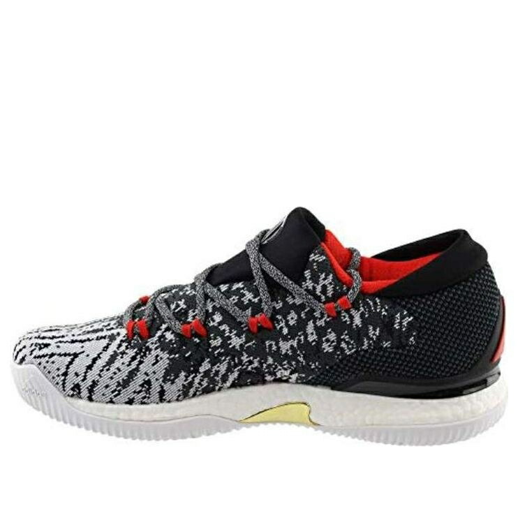 アディダス ブースト 黒色 ブラック 灰色 グレー 'GREY SCARLET' スニーカー メンズ ADIDAS CRAZYLIGHT BOOST BLACK BW0625 / GREY BLACK SCARLET