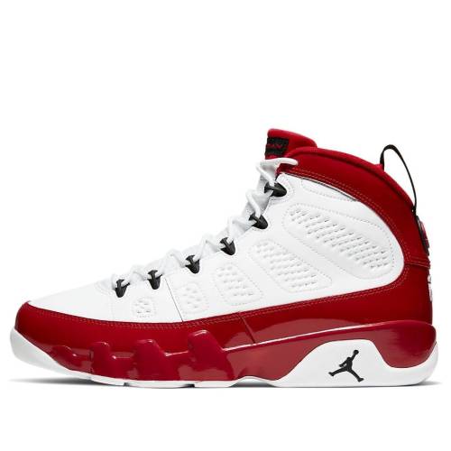 ナイキ ジョーダン 白色 ホワイト 黒色 ブラック 赤 レッド GYM RED スニーカー メンズ JORDAN AIR 9 RETRO 302370-160 / WHITE BLACK GYM RED