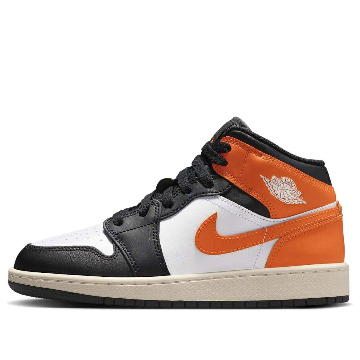 ナイキ ジョーダン ミッド 黒いこと 黒いこと 白いこと 白いこと \u0027SHATTERED BACKBOARD\u0027 御坊っちゃん キッズ JORDAN (GS) AIR 1 MID DQ8423-801 / BLACK STARFISH WHITE SAIL もの言う花 マタニティ スニーカー