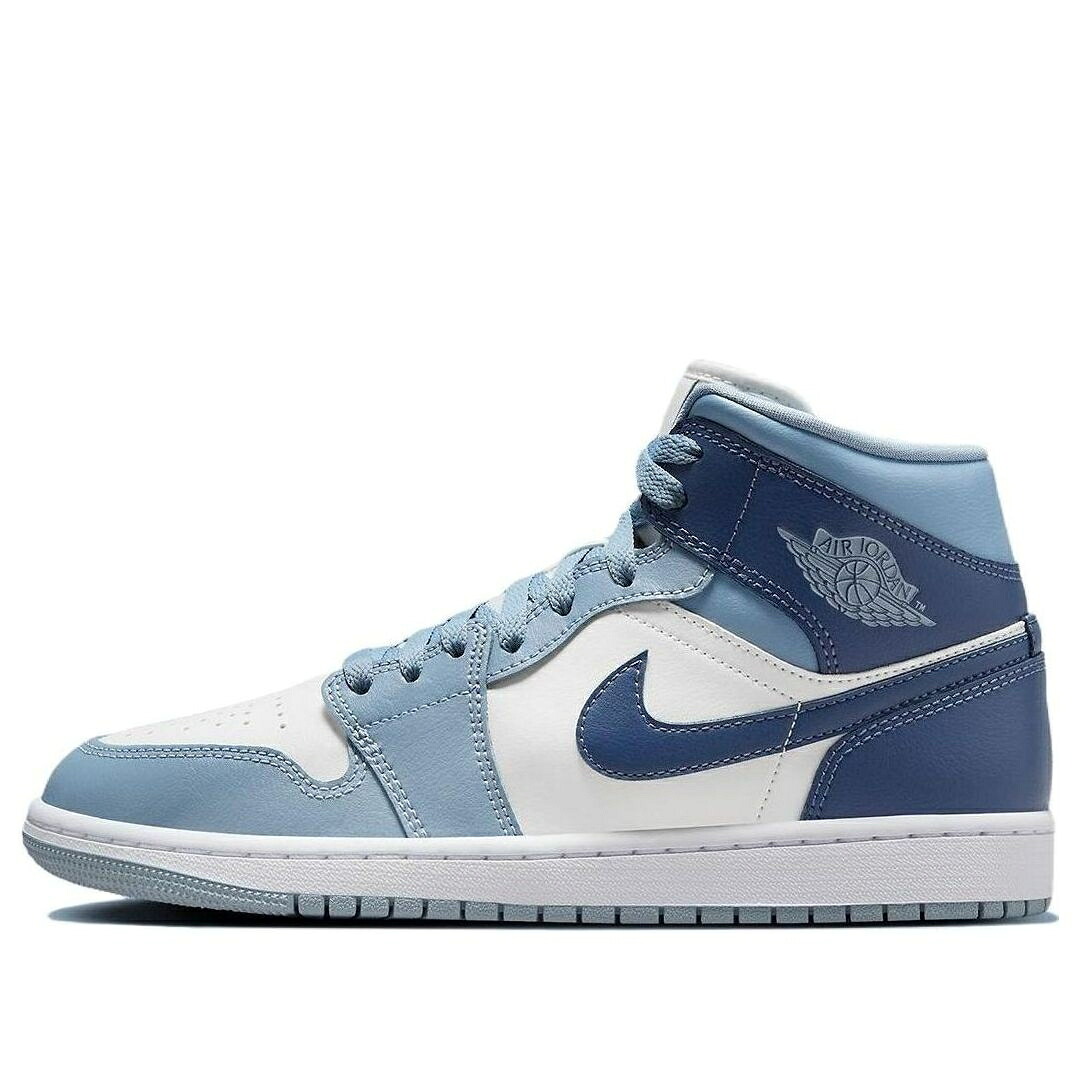 ナイキ ジョーダン ミッド 青色 ブルー 白色 ホワイト 'TWOTONE BLUE' スニーカー レディース JORDAN (WMNS) AIR 1 MID 'TWO-TONE BQ6472-140 / BLUE WHITE
