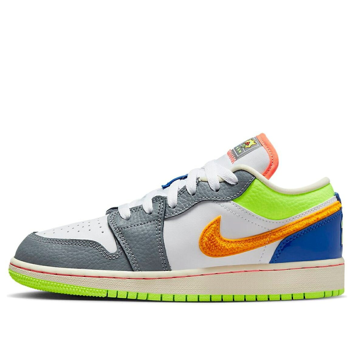 ナイキ ジョーダン 白いこと 白いこと \u0027HOOPS\u0027 御坊っちゃん キッズ JORDAN (GS) AIR 1 LOW FB1835-181 / WHITE もの言う花 マタニティ スニーカー