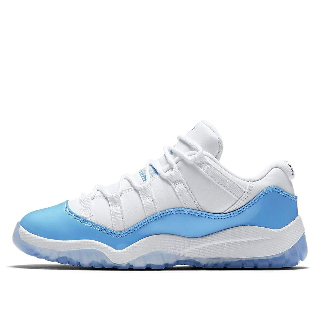ナイキ ジョーダン 白色 ホワイト 青色 ブルー 'UNC' ジュニア キッズ JORDAN (PS) AIR 11 RETRO LOW 505835-106 / WHITE UNVERSITY BLUE ベビー マタニティ スニーカー