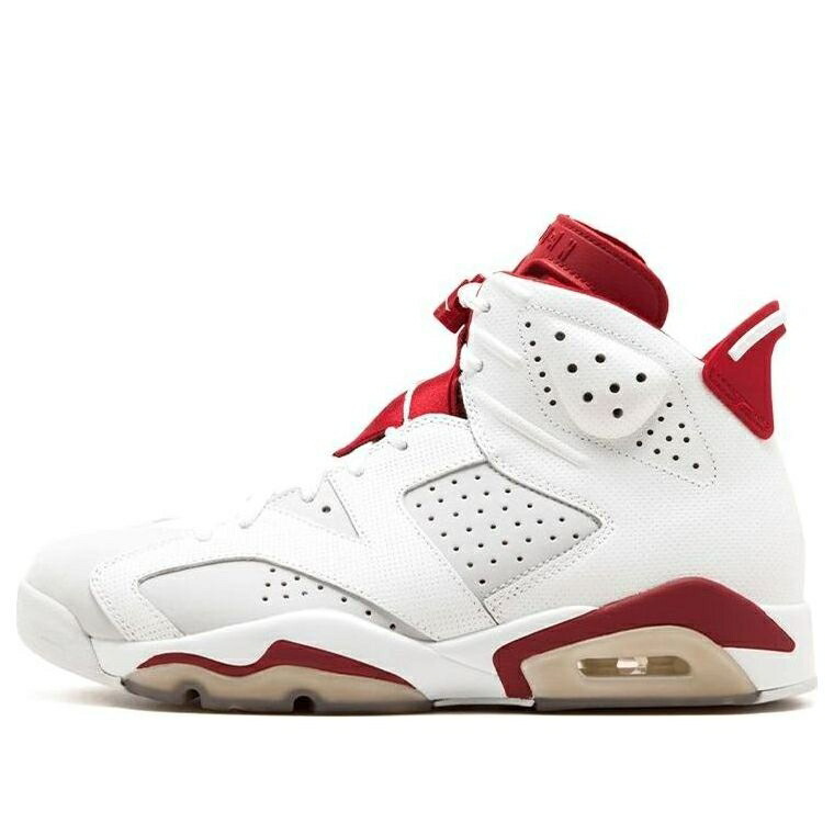 ナイキ ジョーダン 白色 ホワイト 赤 レッド プラチナム ALTERNATE スニーカー メンズ JORDAN AIR 6 RETRO 384664-113 / WHITE GYM RED PLATINUM