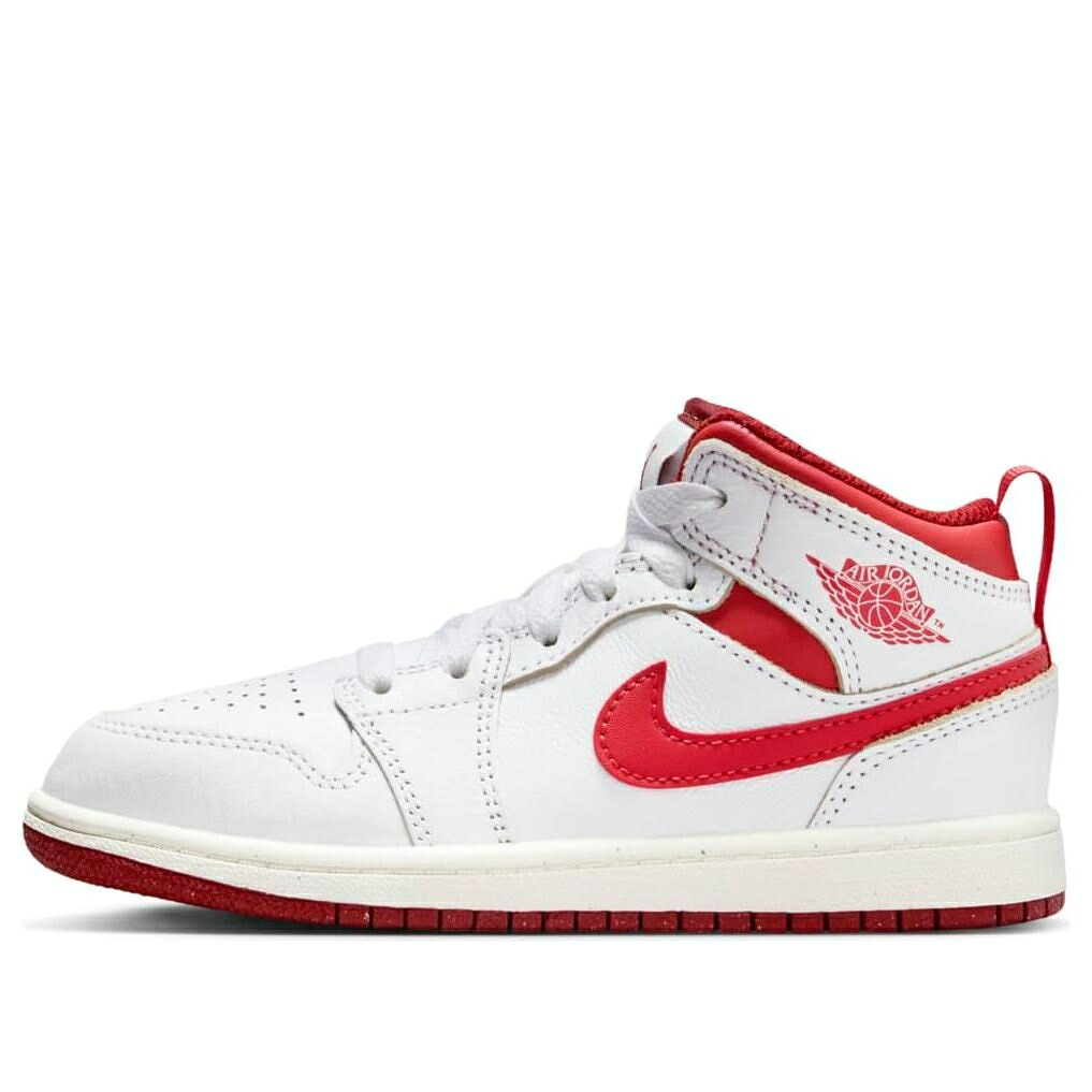 ナイキ ジョーダン ミッド 白いこと 白いこと 赤 赤いこと \u0027WHITE RED\u0027 御坊っちゃん キッズ JORDAN (なおなお書き) AIR 1 MID SE DUNE FJ3467-160 / WHITE LOBSTER DUNE RED SAIL もの言う花 マタニティ スニーカー