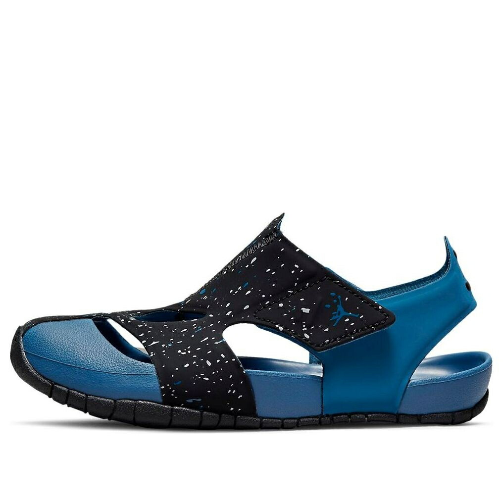 ナイキ ジョーダン 男の子 女の子 子供用 サンダル 黒色 ブラック 青色 ブルー BLUE BLACK ジュニア キッズ JORDAN (PS) AIR FLARE PRESCHOOL SANDALS CI7849-404 / BLACK BLUE ベビー マタニティ スニーカー