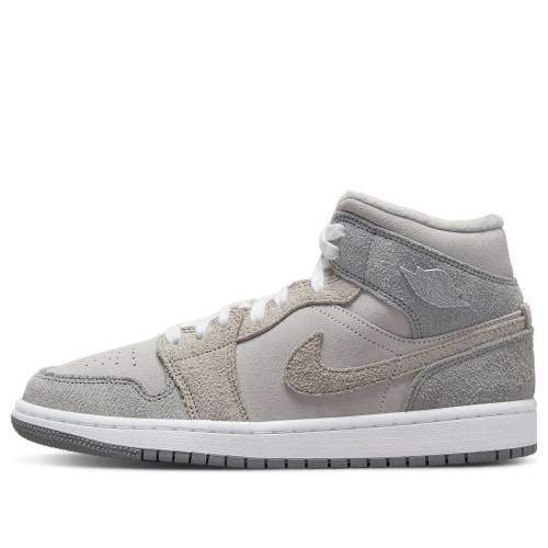 ナイキ ジョーダン ミッド 薄墨色 薄墨色 \u0027PARTICLE GREY\u0027 スニーカー レディース JORDAN (WMNS) AIR 1 MID SE DO7139-002 / GREY