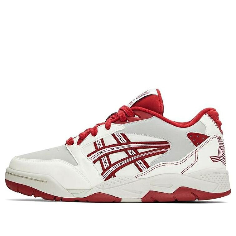 アシックス 白色 ホワイト 赤 レッド 'WHITE RED' スニーカー メンズ ASICS GEL-FUSE 1203A492-020 / WHITE RED