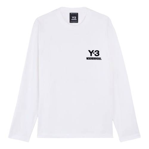 アディダス ロゴタイプ プルオーバー 中核グループ 白いこと 白いこと \u0027CORE WHITE\u0027 スニーカー メンズ ADIDAS Y-3 NBHD LOGO LS T-SHIRT JX7455 / CORE WHITE