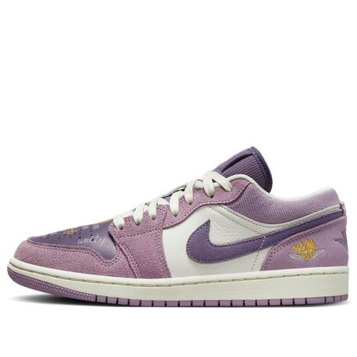 ナイキ ジョーダン ウェーブ ウェイブ オリーブ オーラ UNITY スニーカー レディース JORDAN (WMNS) AIR 1 LOW DR8057-500 / AMETHYST WAVE OLIVE AURA DARK