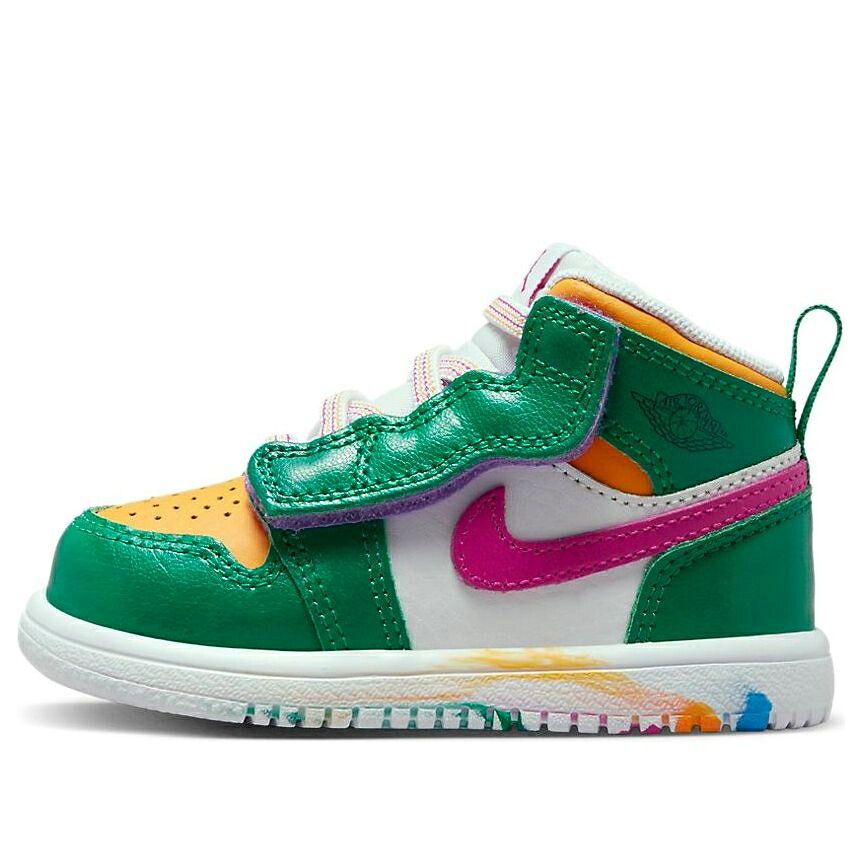 ナイキ ジョーダン ミッド 緑 グリーン 白色 ホワイト 'MALACHITE GREEN' ベビー JORDAN (TD) AIR 1 MID ALT DZ5536-300 / MALACHITE GREEN WHITE UNIVERSITY