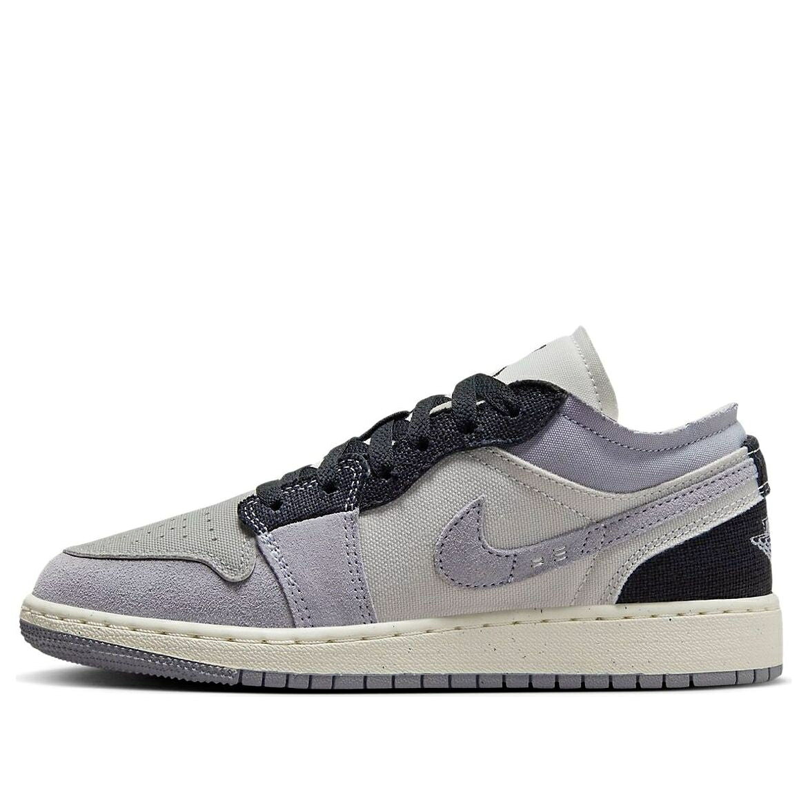ナイキ ジョーダン 灰色 シメント テック グレー 黒色 ブラック 'INSIDE GREY' ジュニア キッズ JORDAN (GS) AIR 1 LOW SE CRAFT OUT CEMENT FD9088-002 / TECH GREY CEMENT GREY SAIL BLACK ベビー マタニティ スニー