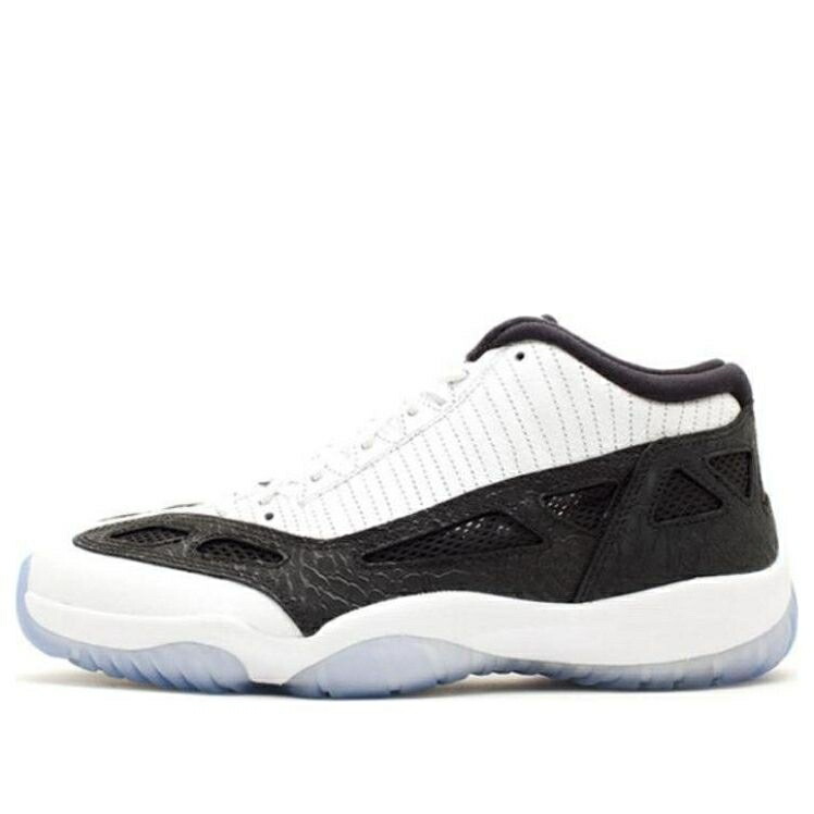 ナイキ ジョーダン 白色 ホワイト 銀色 シルバー 黒色 ブラック WHITE BLACK スニーカー メンズ JORDAN AIR 11 RETRO LOW IE 306008-100 / WHITE METALLIC SILVER BLACK