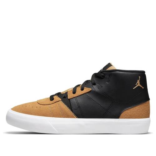 ナイキ ジョーダン ミッド 黒色 ブラック 茶色 ブラウン SERIES.03 'ELEMENTAL GOLD' スニーカー メンズ JORDAN AIR MID DA8026-017 / BLACK BROWN