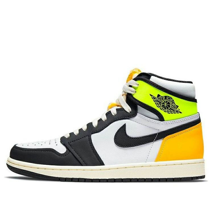 ナイキ ジョーダン ご機嫌 白いこと 白いこと \u0027VOLT GOLD\u0027 スニーカー メンズ JORDAN AIR 1 RETRO HIGH OG 555088-118 / WHITE