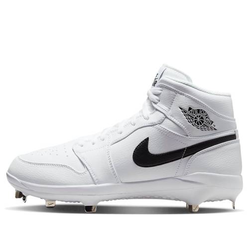 ナイキ ジョーダン メタル 白色 ホワイト 黒色 ブラック WHITE BLACK スニーカー メンズ JORDAN AIR 1 RETRO METAL AV5355-101 / WHITE BLACK