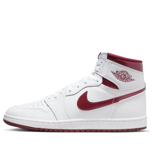 ナイキ ジョーダン ハイ 白色 ホワイト チーム 赤 レッド METALLIC BURGUNDY スニーカー メンズ JORDAN AIR 1 HIGH 85 OG BQ4422-161 / WHITE TEAM RED WHITE