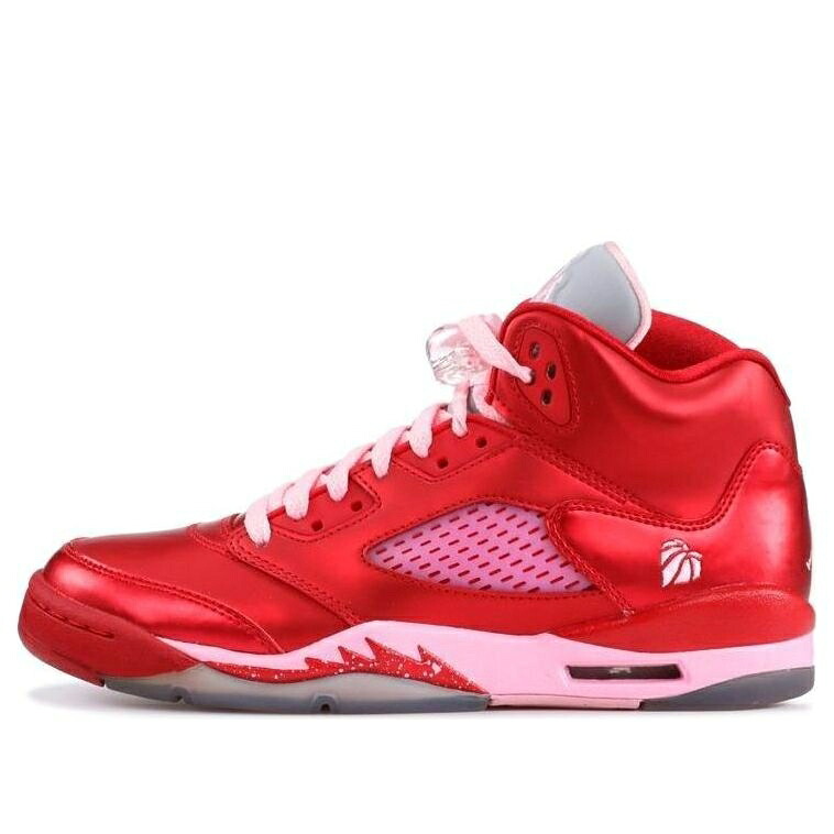 ナイキ ジョーダン 赤 赤いこと \u0027VALENTINES DAY\u0027 お坊っちゃん キッズ JORDAN (GS) AIR 5 RETRO 440892-605 / RED もの言う花 マタニティ スニーカー
