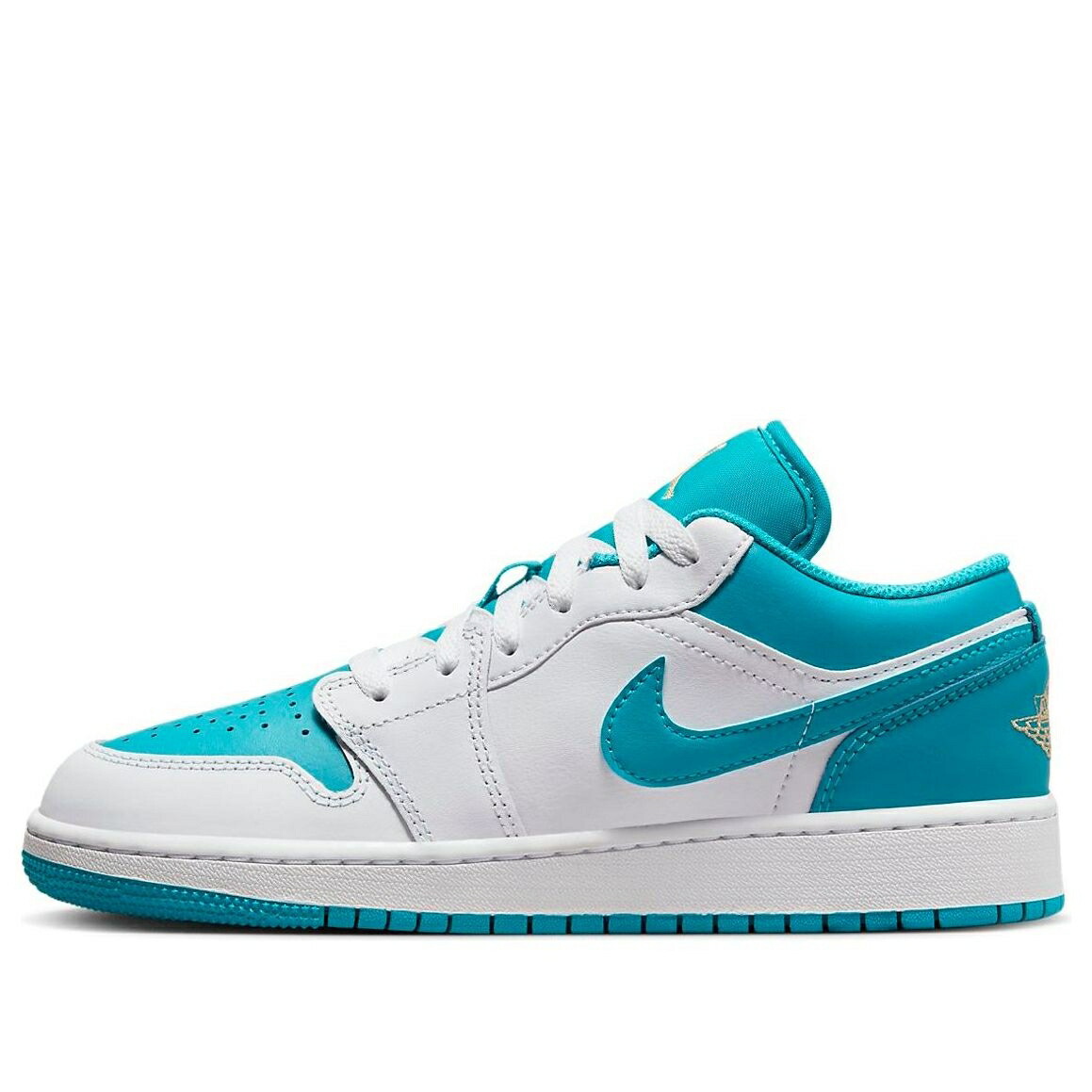 ナイキ ジョーダン 白色 ホワイト ゴールド AQUATONE ジュニア キッズ JORDAN (GS) AIR 1 LOW 553560-174 / WHITE AQUATONE CELESTIAL GOLD ベビー マタニティ スニーカー