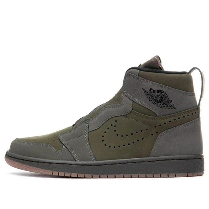 ナイキ ジョーダン ご機嫌 オリーブ 黒いこと 黒いこと 夕暮れ \u0027OLIVE CANVAS\u0027 スニーカー メンズ JORDAN AIR 1 HIGH ZIP AR4833-300 / OLIVE CANVAS BLACK TWILIGHT