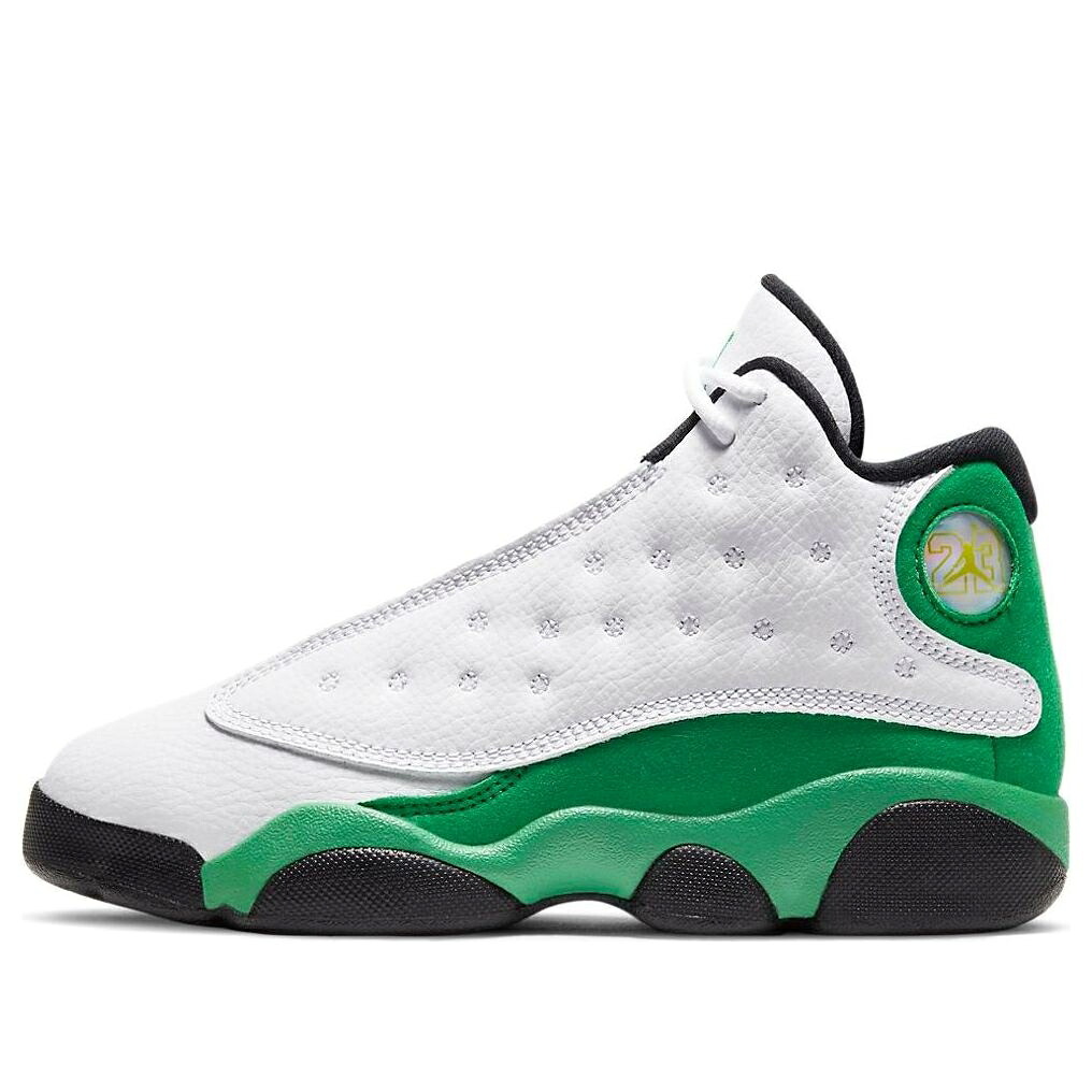 ナイキ ジョーダン サーティーン 白色 ホワイト 'LUCKY GREEN' ジュニア キッズ JORDAN (PS) AIR 13 RETRO 414575-113 / WHITE ベビー マタニティ スニーカー|スニケス