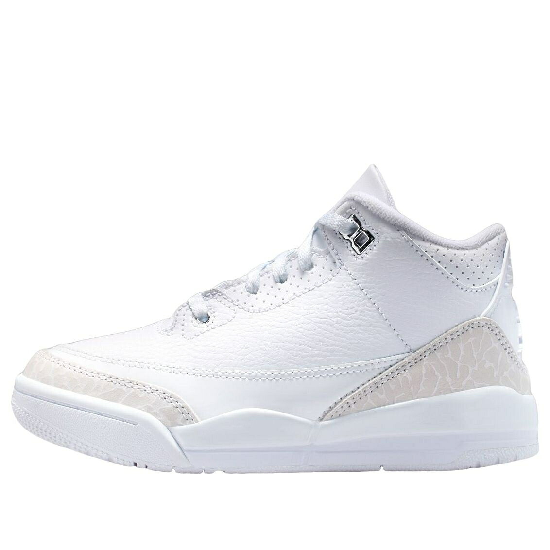 ナイキ ジョーダン 白色 ホワイト 銀色 シルバー 'PURE MONEY' ジュニア キッズ JORDAN (PS) AIR 3 RETRO DM0966-111 / WHITE METALLIC SILVER ベビー マタニティ スニーカー