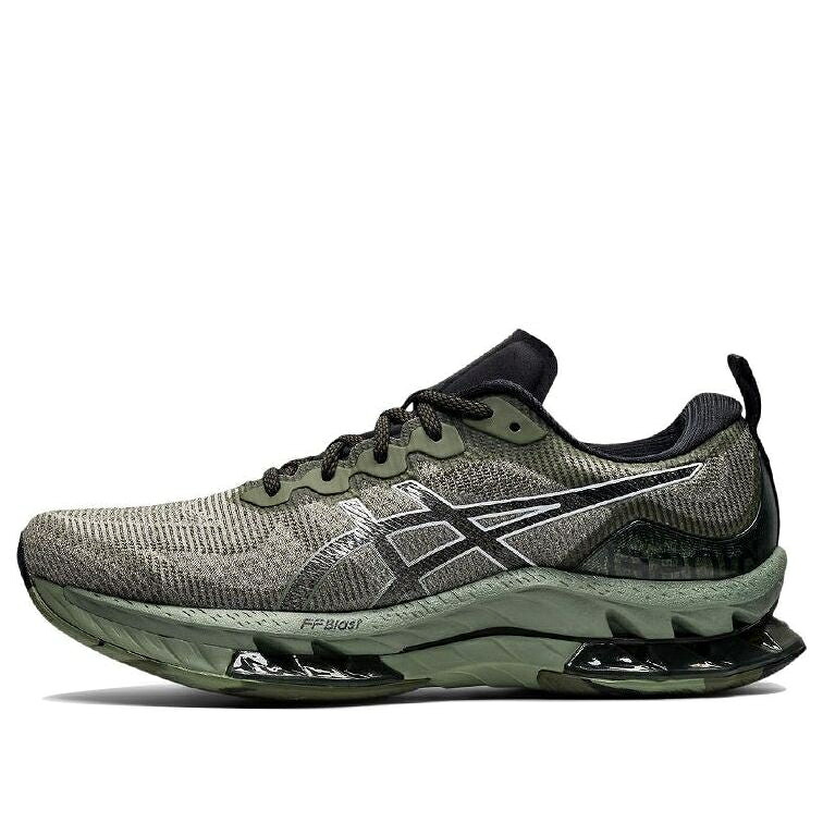 アシックス ブラジャー同盟罷工 緑 緑であること オリーブ \u0027OLIVE BLACK\u0027 スニーカー メンズ ASICS GEL-KINSEI BLAST LE GREEN 1011B332-300 / OLIVE GREEN 靴-メンズ靴