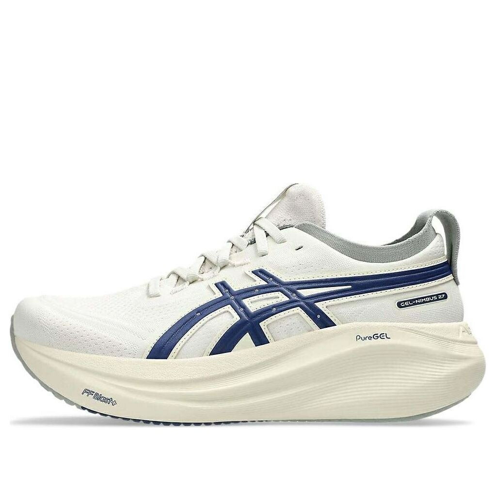 アシックス 藍色 インディゴ 青碧 青碧 \u0027BIRCH BLUE\u0027 スニーカー レディース ASICS (WMNS) GEL-NIMBUS 27 ATC INDIGO 1012B812-200 / BIRCH INDIGO BLUE