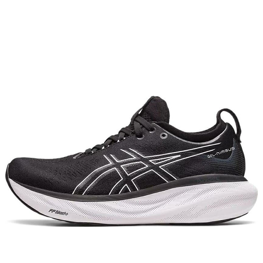 アシックス 純一無雑 黒いこと 黒いこと 白いこと 白いこと \u0027BLACK SILVER\u0027 スニーカー レディース ASICS (WMNS) GEL-NIMBUS 25 WIDE PURE 1012B437-001 / BLACK WHITE