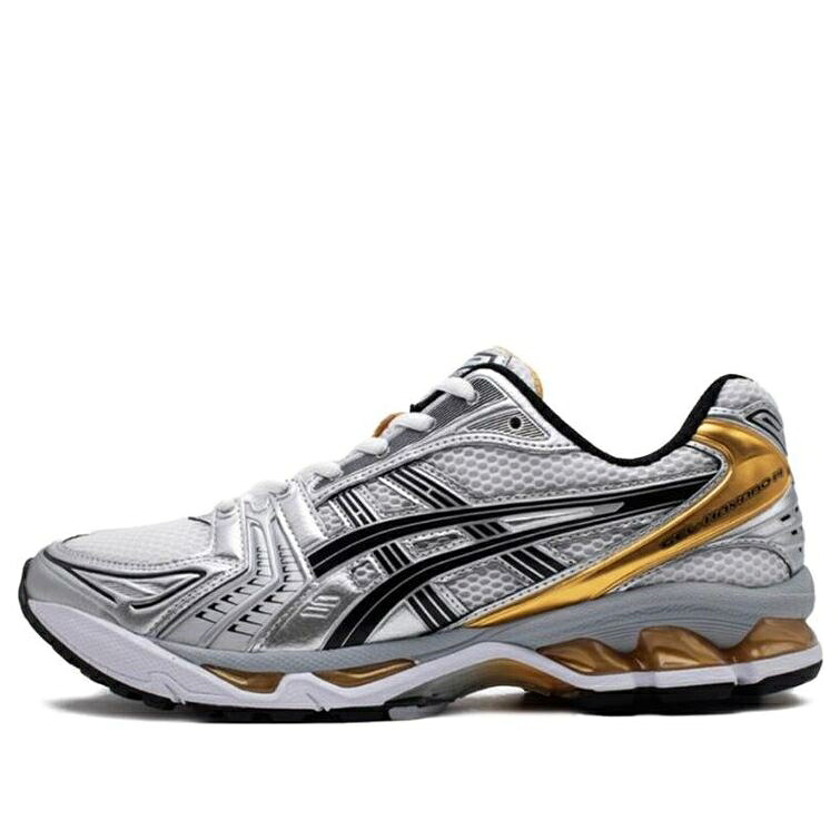 アシックス ピュア ゴールド 銀色 シルバー 黒色 ブラック 'WHITE GOLD' スニーカー メンズ ASICS GEL-KAYANO 14 PURE 1201A019-102 / GOLD SILVER BLACK|スニケス