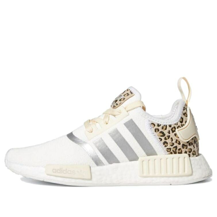 アディダス 白いこと 白いこと しろがね色 しろがね色 NMD_R1 \u0027CHEETAH\u0027 スニーカー レディース ADIDAS (WMNS) FZ1018 / CLOUD WHITE SILVER METALLIC ECRU
