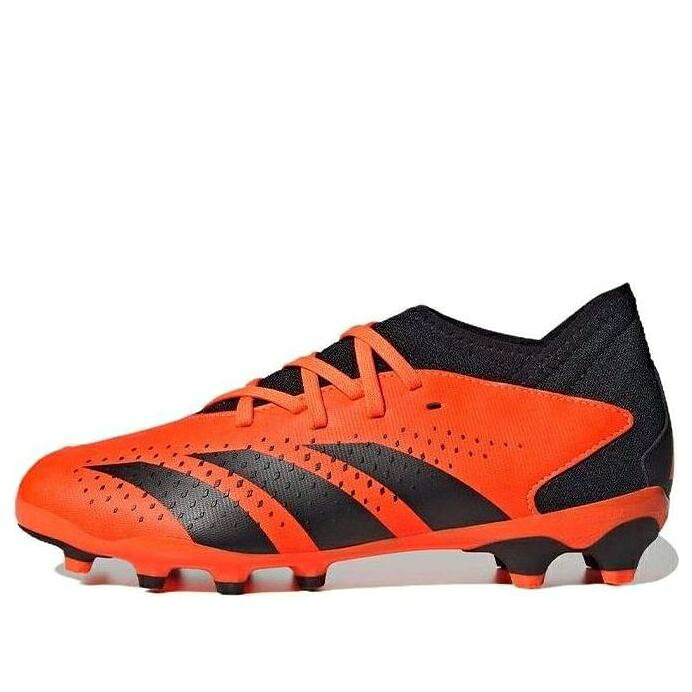 アディダス プレデター 橙 オレンジ 黒色 ブラック ACCURACY.3 'SOLAR BLACK' ジュニア キッズ ADIDAS (PS) PREDATOR MG ORANGE GW7081 / SOLAR ORANGE BLACK ベビー マタニティ スニーカー