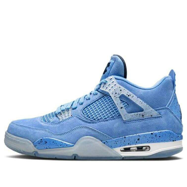 ナイキ ジョーダン 青色 ブルー 白色 ホワイト 'UNC PE' スニーカー メンズ JORDAN AIR 4 MNJDLS-731 / BLUE WHITE