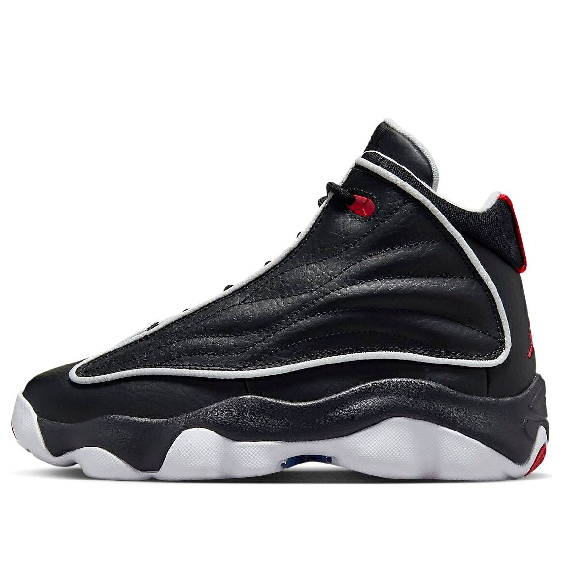 ナイキ ジョーダン プロ 黒色 ブラック 赤 レッド 'BLACK RED' ジュニア キッズ JORDAN (GS) AIR PRO STRONG UNIVERSITY DC7911-062 / BLACK UNIVERSITY RED MULTI COLOR ベビー マタニティ スニーカー