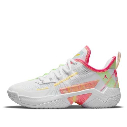 ナイキ ジョーダン ウェストブルック ピンク 白色 ホワイト 緑 グリーン 'SUMMERTIME FRESH' ジュニア キッズ JORDAN (GS) AIR WESTBROOK ONE TAKE 2 CZ0840-163 / PINK WHITE GREEN ベビー マタニティ スニーカ