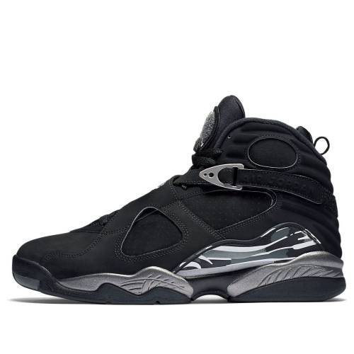 ナイキ ジョーダン 黒色 ブラック 白色 ホワイト CHROME スニーカー メンズ JORDAN AIR 8 RETRO 2015 305381-003 / BLACK WHITE LIGHT GRAPHITE