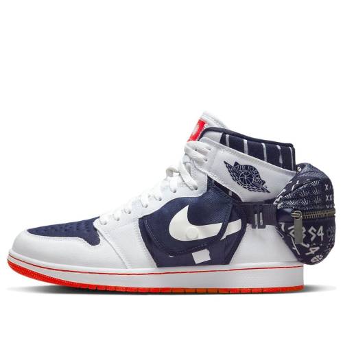 ナイキ ジョーダン ご機嫌 白いこと 白いこと \u0027QUAI 54\u0027 スニーカー メンズ JORDAN AIR 1 RETRO HIGH OG UTILITY 2022 DV1717-100 / WHITE LIGHT