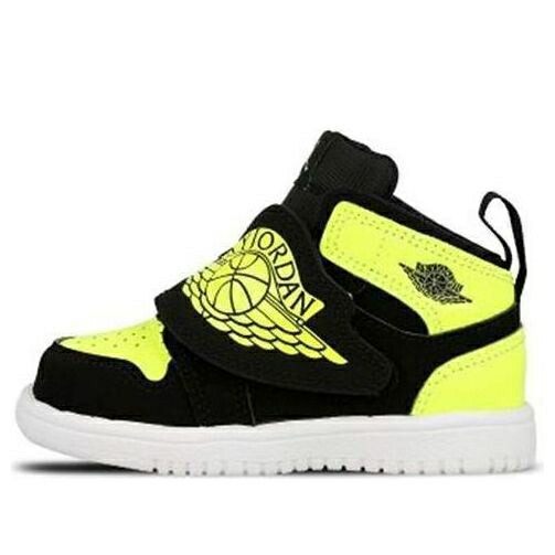 ナイキ ジョーダン 天の原 黒いこと 黒いこと \u0027BLACK VOLT\u0027 もの言う花 JORDAN (TD) SKY AIR 1 BQ7196-007 / BLACK