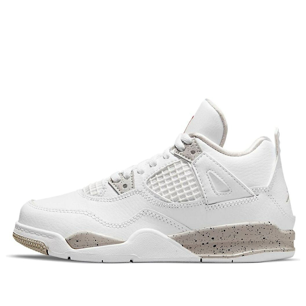 ナイキ ジョーダン 白いこと 白いこと 薄墨色 薄墨色 \u0027WHITE OREO\u0027 お坊っちゃん キッズ JORDAN (なおなお書き) AIR 4 RETRO BQ7669-100 / WHITE GREY もの言う花 マタニティ スニーカー