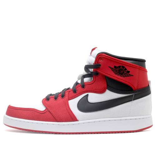 ナイキ ジョーダン ハイ 白色 ホワイト 黒色 ブラック 赤 レッド CHICAGO スニーカー メンズ JORDAN AIR 1 AJKO RETRO HIGH 638471-101 / WHITE BLACK GYM RED