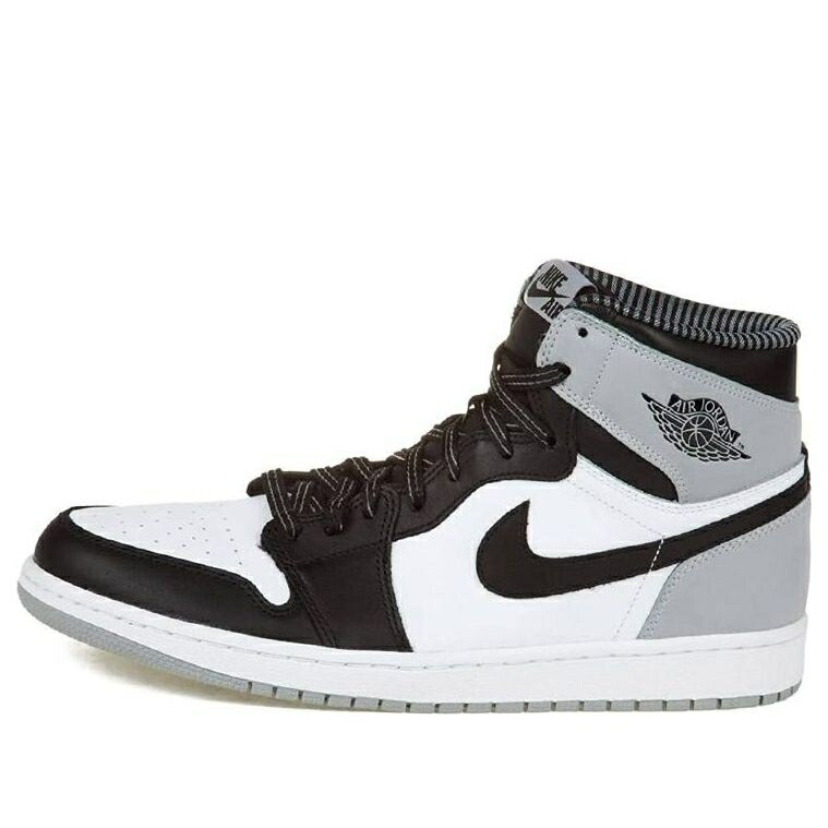 ナイキ ジョーダン ハイ 白色 ホワイト 黒色 ブラック 灰色 グレー 'BARONS' スニーカー メンズ JORDAN AIR 1 RETRO HIGH OG 555088-104 / WHITE BLACK WOLF GREY