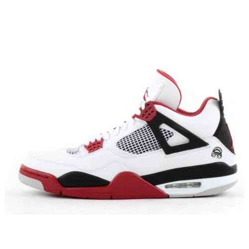 ナイキ ジョーダン 白色 ホワイト 赤 レッド 'MARS' スニーカー メンズ JORDAN AIR 4 RETRO 2006 308497-162 / WHITE RED