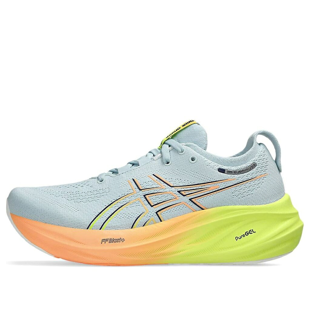 アシックス クール 灰色 グレー 黄色 イエロー 'PARIS' スニーカー レディース ASICS (WMNS) GEL-NIMBUS 26 1012B743-750 / COOL GREY SAFETY YELLOW|スニケス